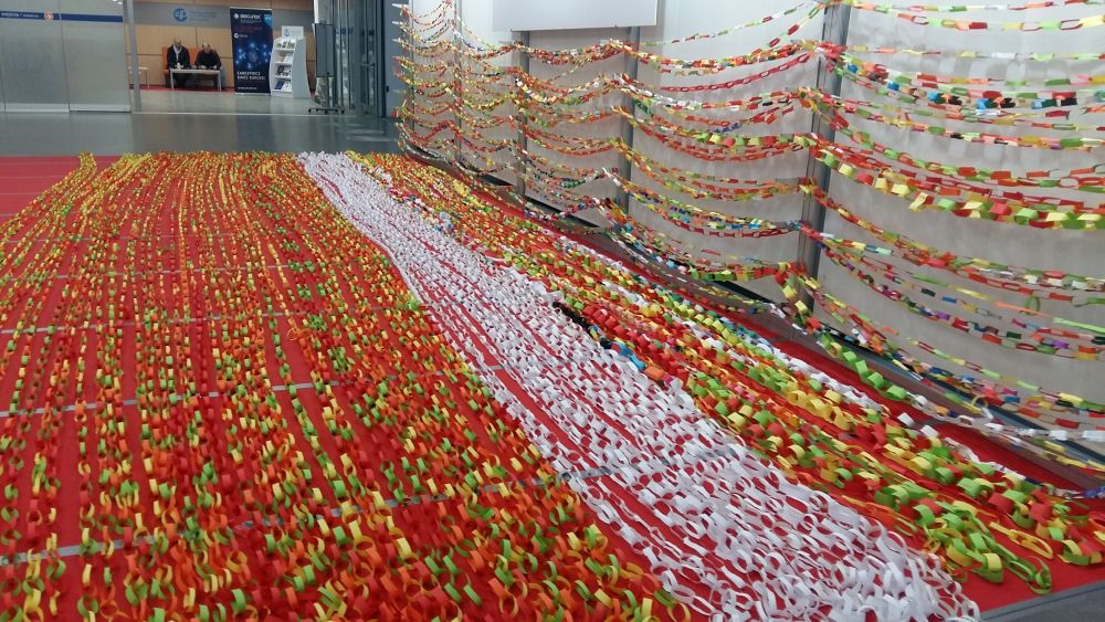 rekordowy łańcuch choinkowy - Magdalena Konieczna