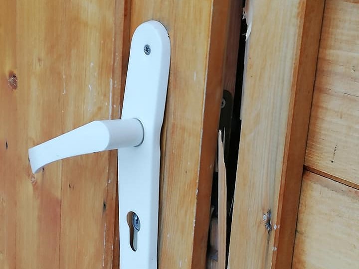 zniszczone domki wopr chodzież - FB: Remigiusz Nowak