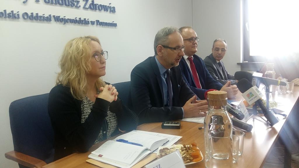 konferencja prezesa NFZ Adam Niedzielski - Magdalena Konieczna