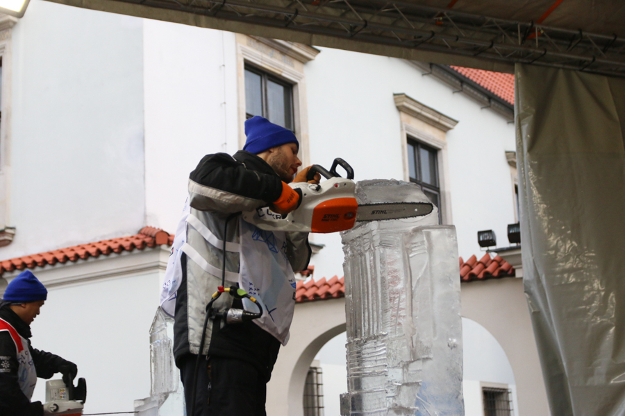 Festiwal rzeźby Lodowej 2019 - Leon Bielewicz