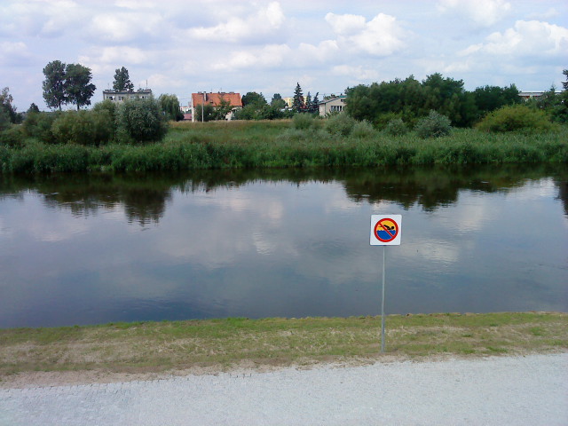Bulwary w Koninie - zakaz kąpieli - Iwona Kryżak