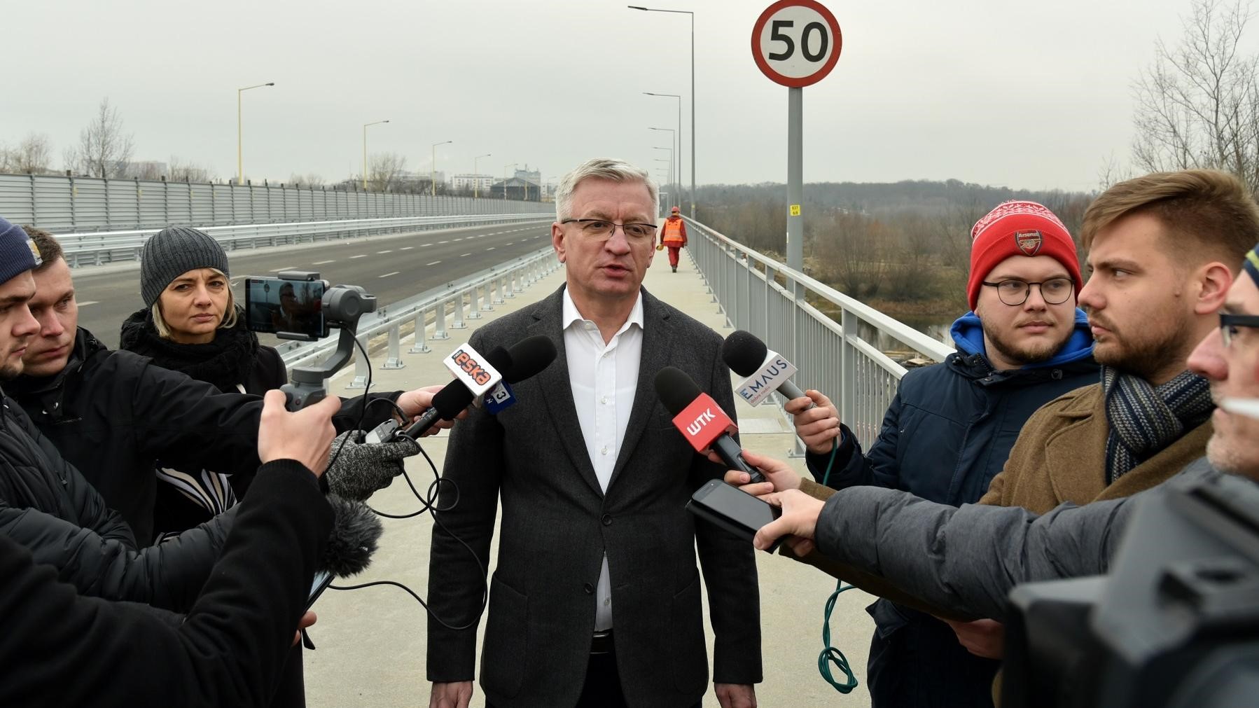 Jaśkowiak na moscie - Urząd Miasta Poznania