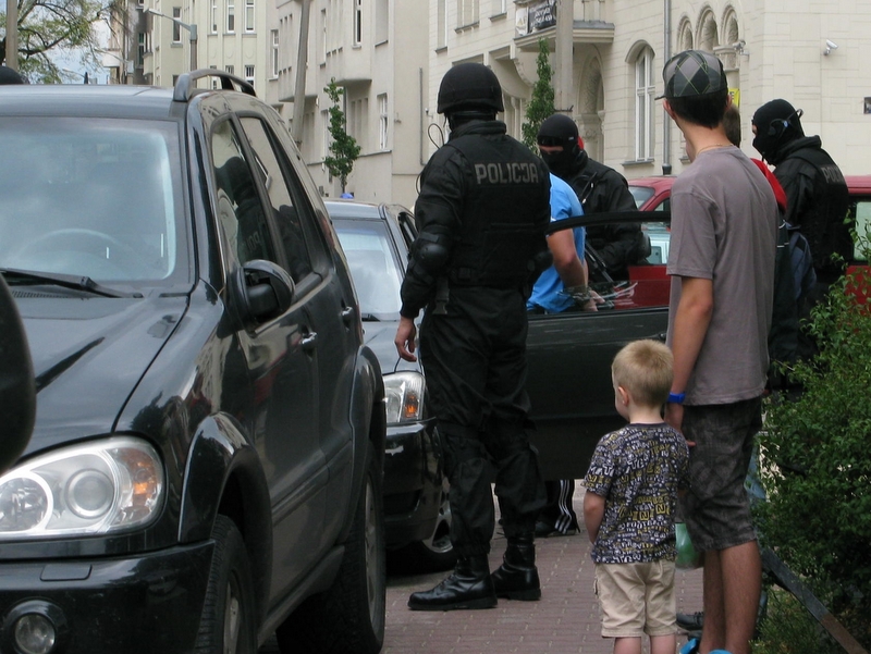 Zatrzymanie CBŚ na Łazarzu - Szymon Mazur