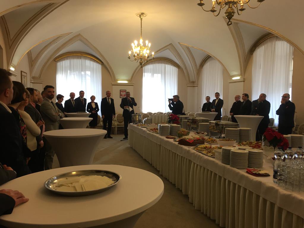 spotkanie opłatkowe urząd - Adam Michalkiewicz