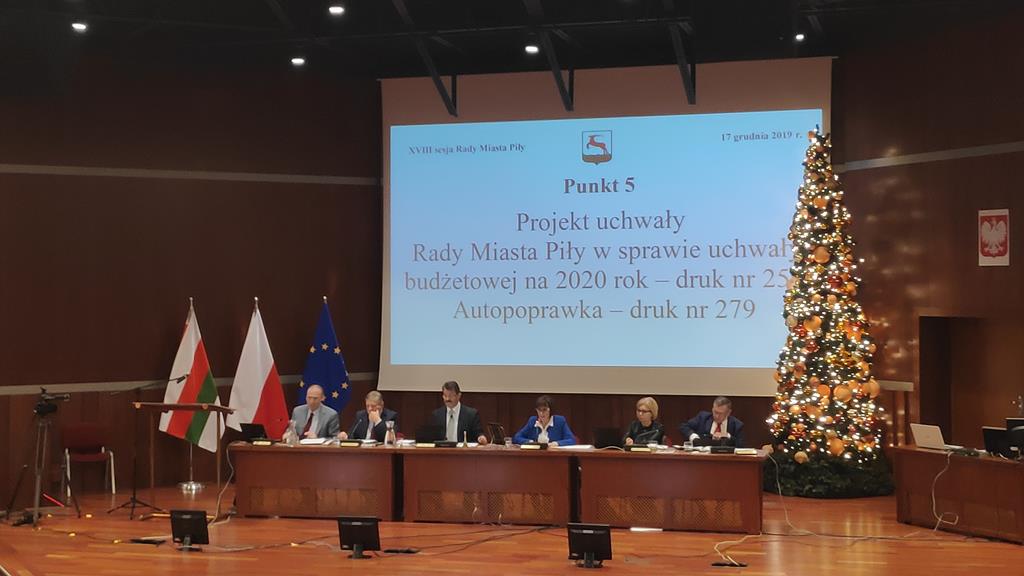 budżet Piły 2020 Rada  Piły  - Przemysław Stochaj 