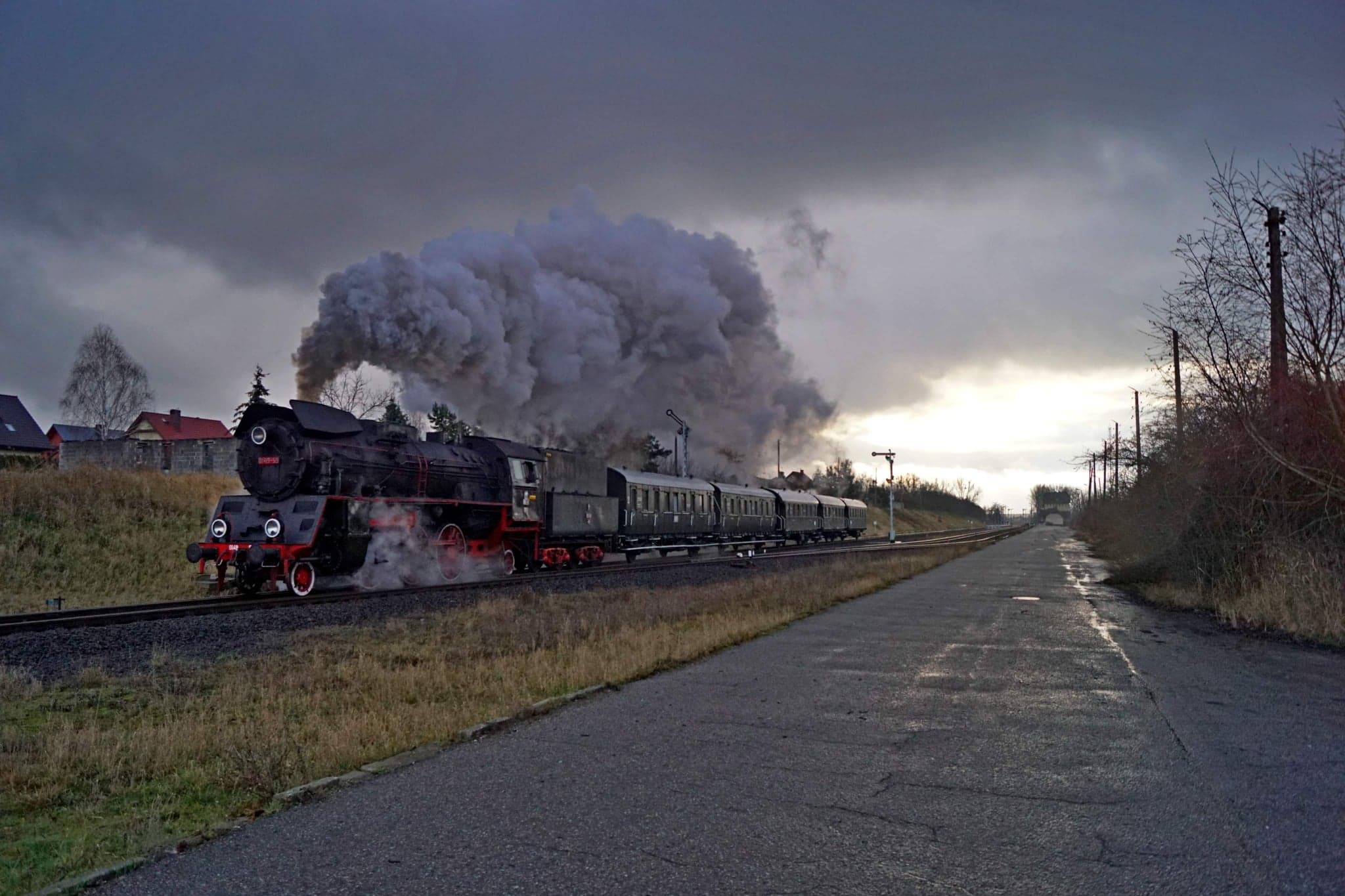 zabytkowy pociąg parowóz - Marek Walczak