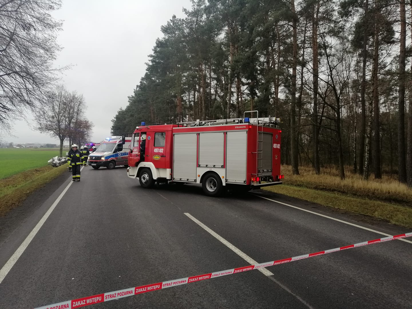 wypadek kuklinów lutogniew - OSP Kuklinów