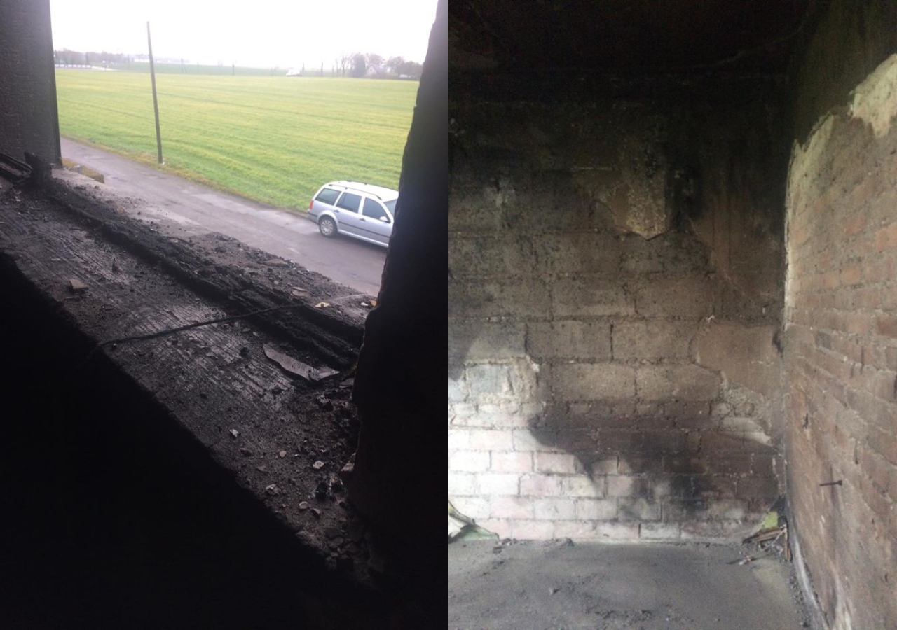 pogorzelcy pożar kluczewo ostroróg - UMiG Ostroróg