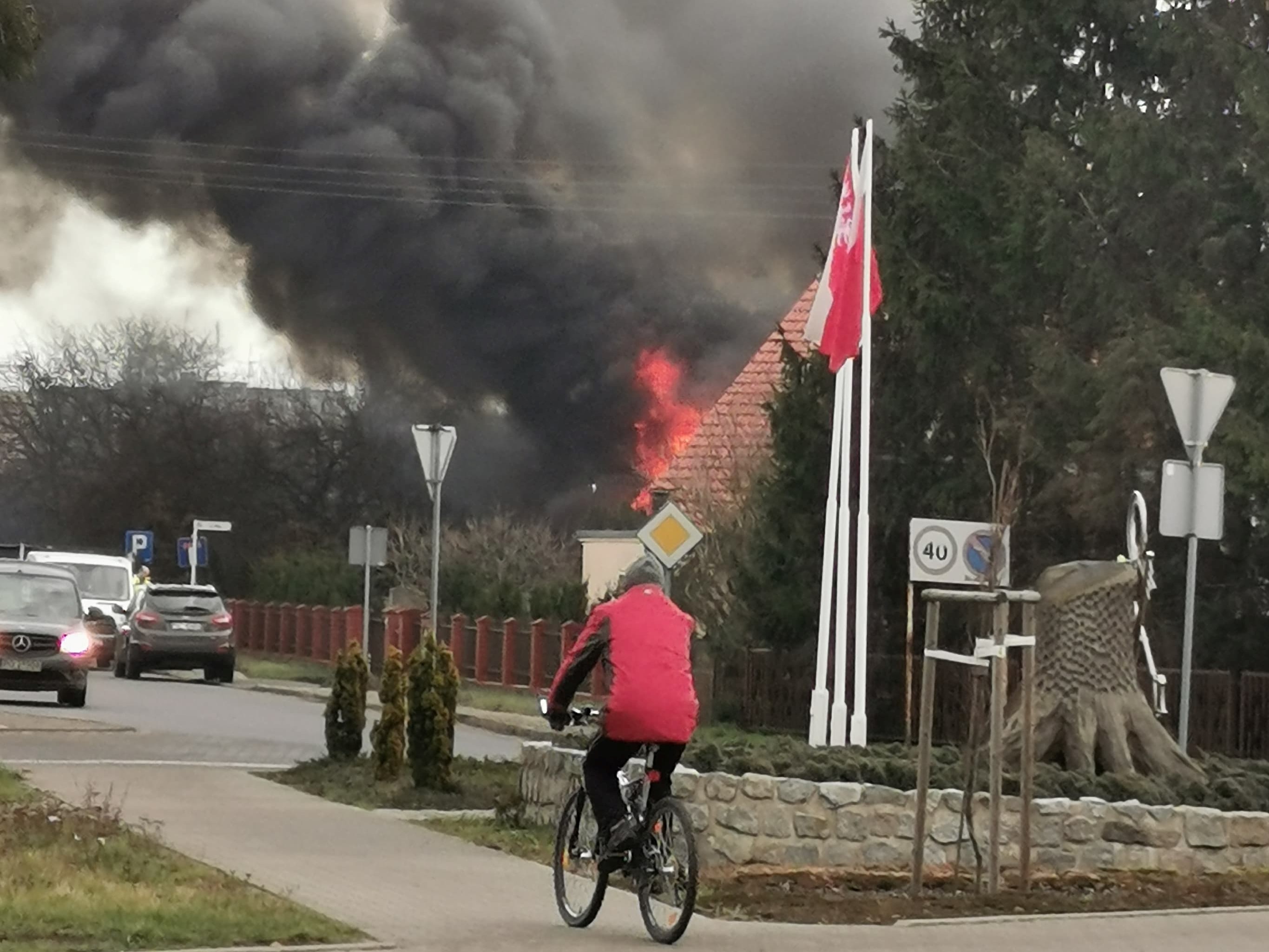 pożar domu pniewy - Słuchacz