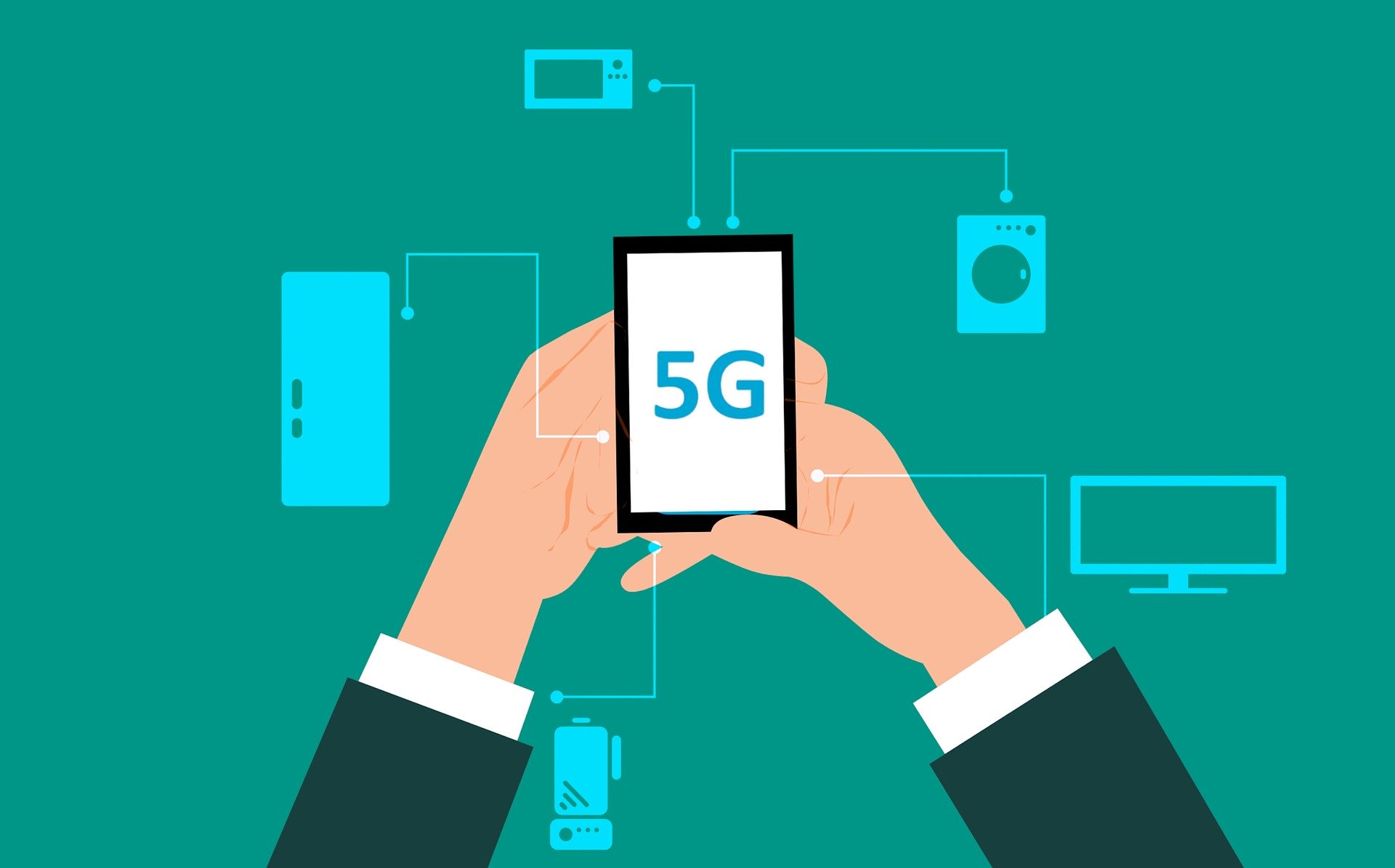 sieć 5g - pixabay