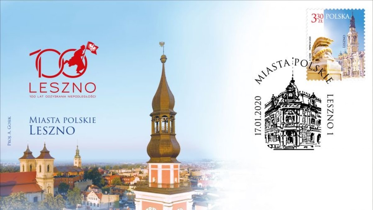 znaczek_leszno - Poczta Polska