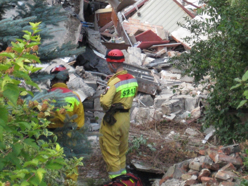 Wybuch w Suchym Lesie - poszukiwania - Wojciech Chmielewski