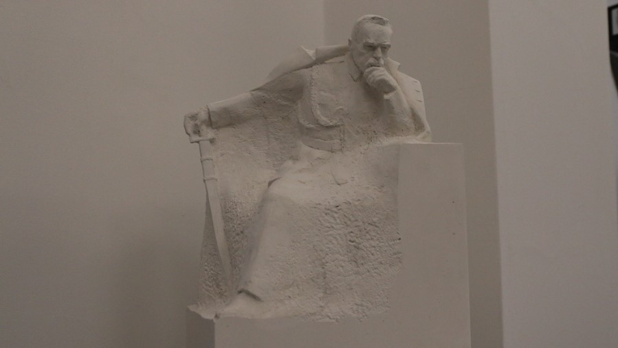 zwycięski projekt Pomnika J Piłsudskiego w Pniu  - Leon Bielewicz 
