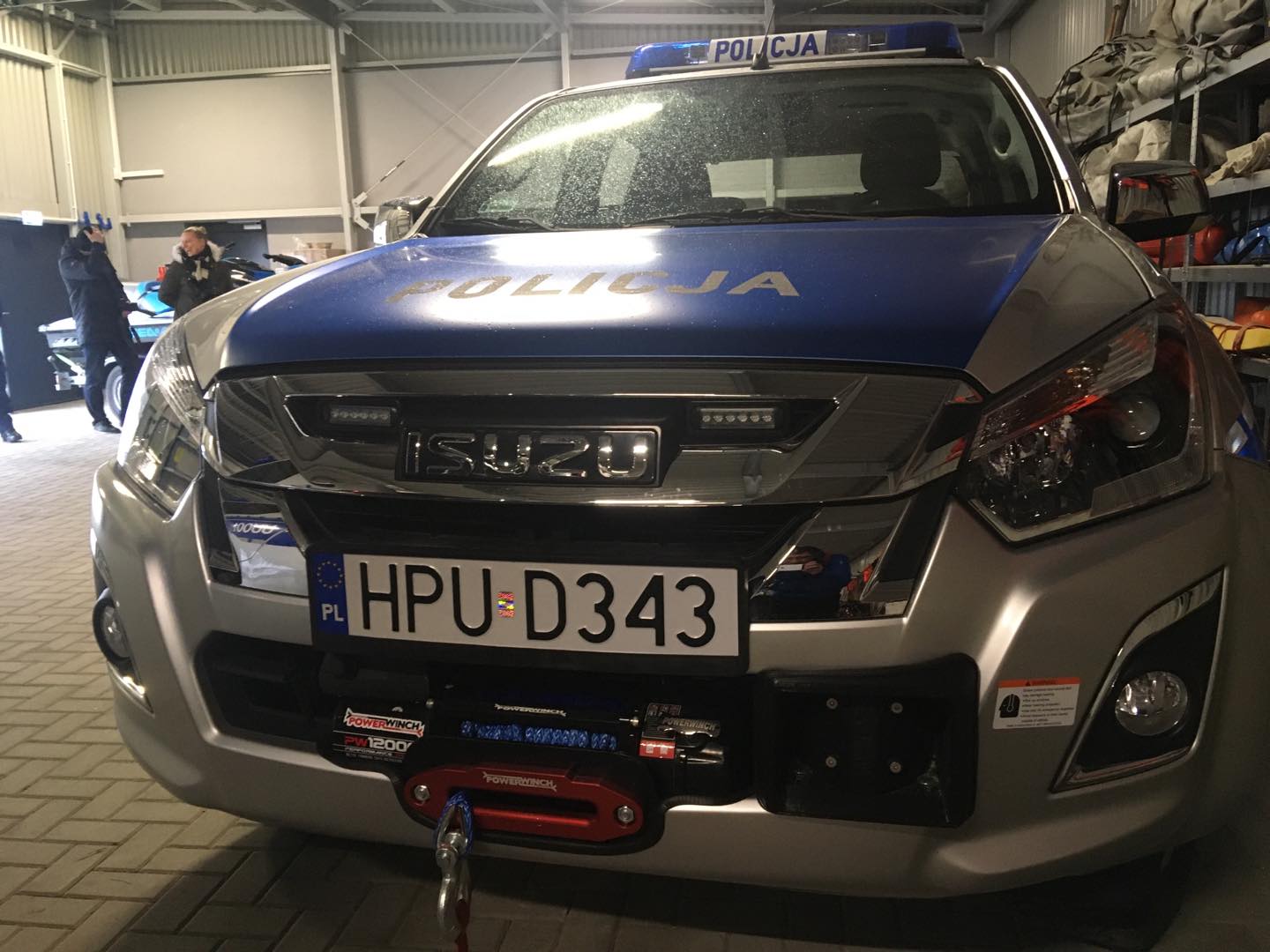 sprzęt policja radiowóz łódź - Jacek Butlewski