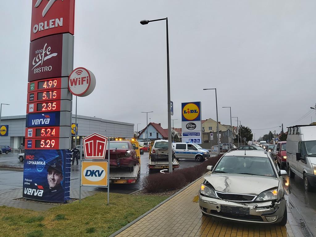 wypadek plewiska karambol - Krzysztof Polasik