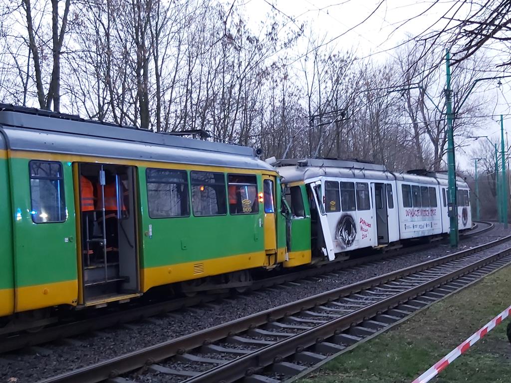 zderzenie tramwajów al solidarność piątkowska - Krzysztof Polasik