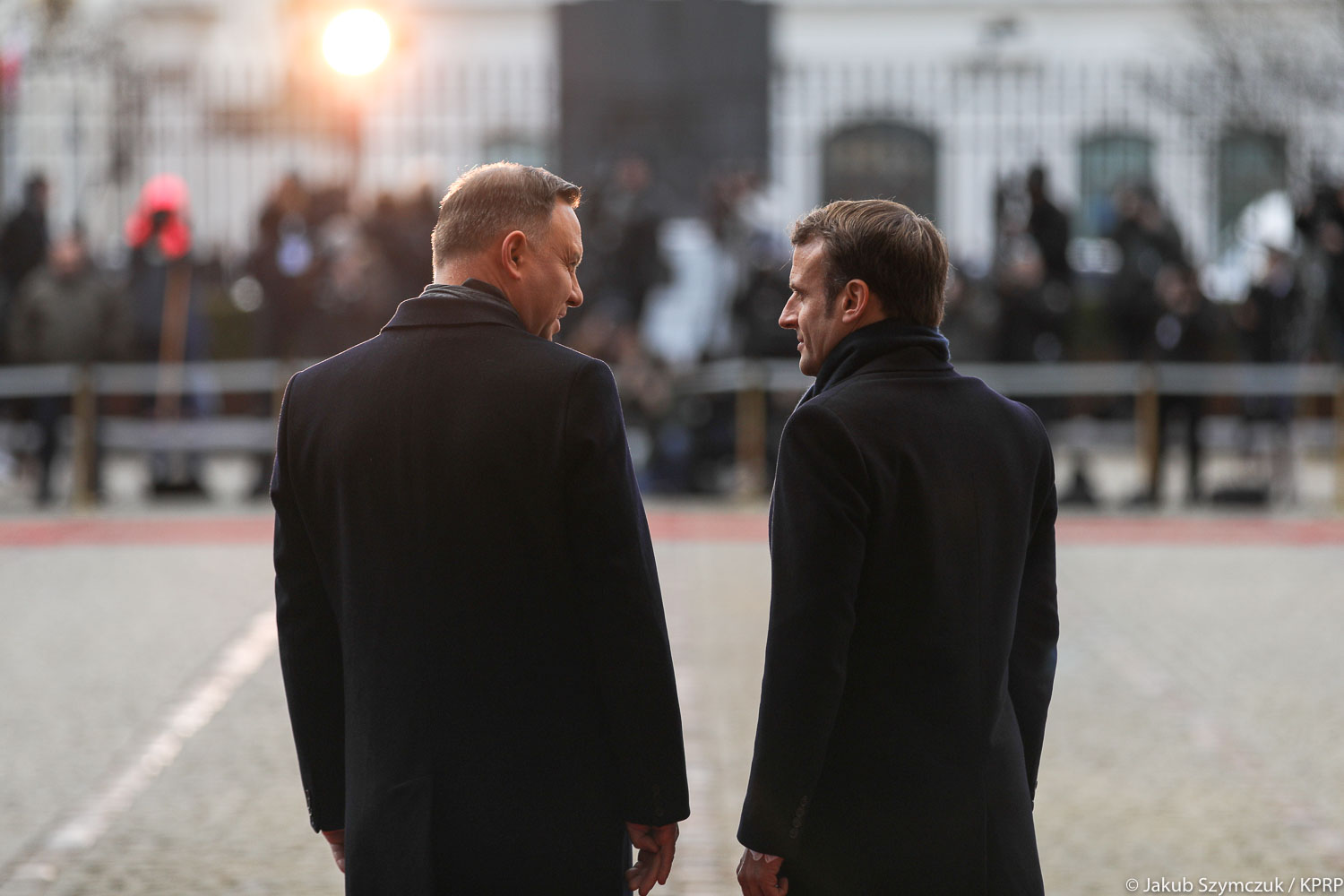 Duda Macron - Jakub Szymczuk/KPRP