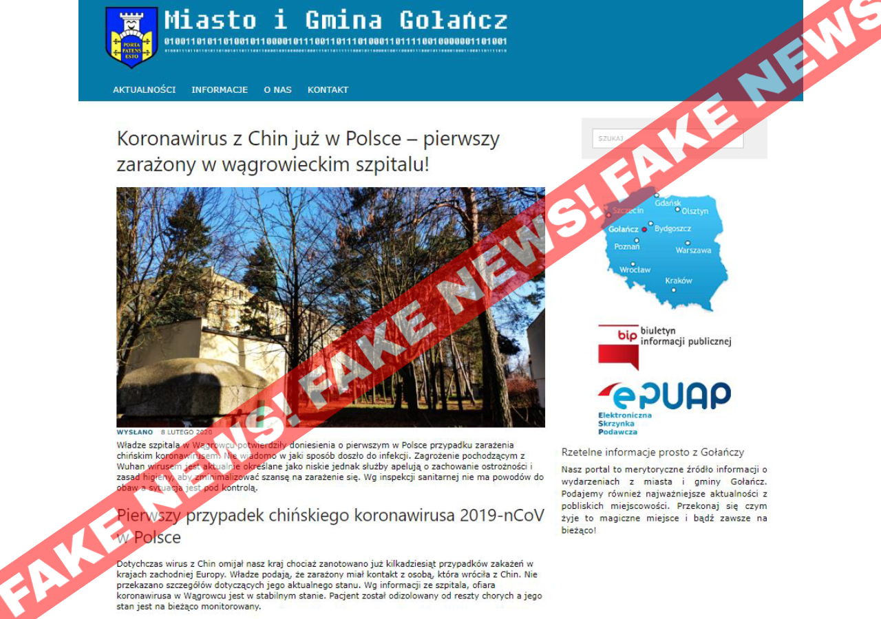 Koronawirus w wągrowieckim szpitalu - golancz.com.pl
