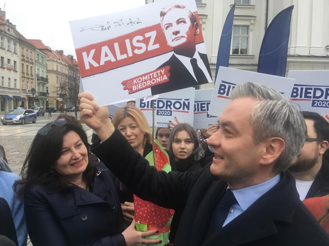 robert biedroń  w kaliszu - Danuta Synkiewicz