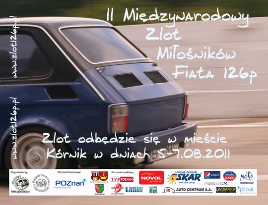 Zlot Maluchów - plakat - mat. prasowe