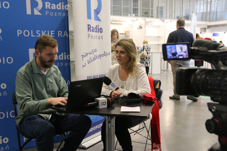 targi książki radio poznań - Leon Bielewicz