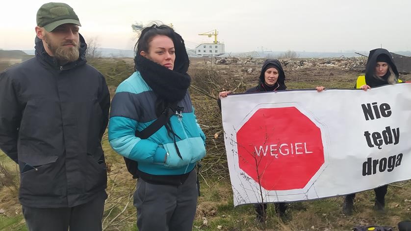 protest tomisławice odkrywka węgla - Sławomir Zasadzki