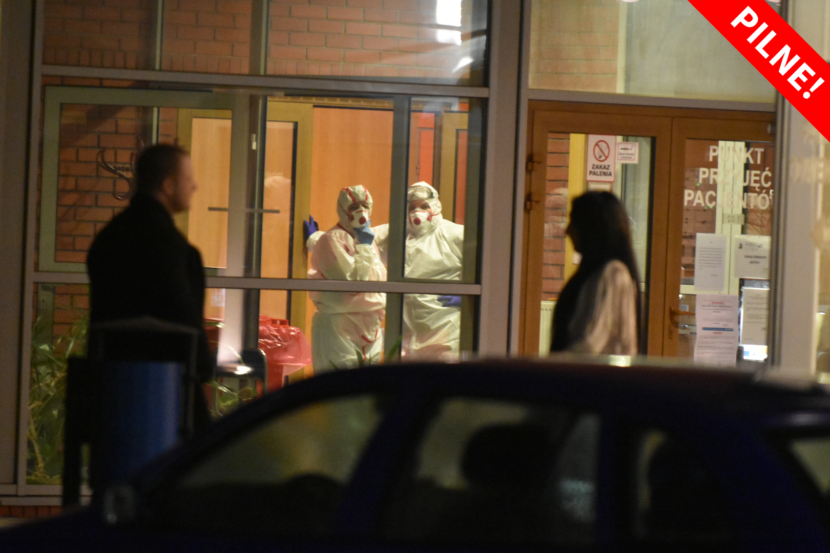 koronawirus szpital szwajcarska  - Wojtek Wardejn