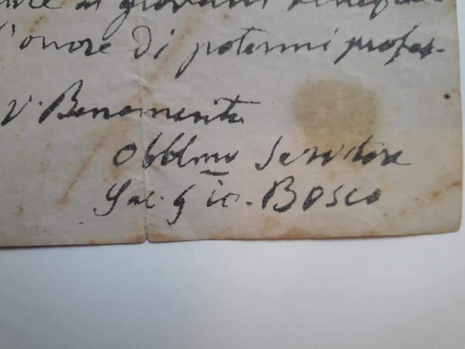  oryginalne listy św. Jana Bosko do Polaków - FB: ks. Jarosław Wąsowicz