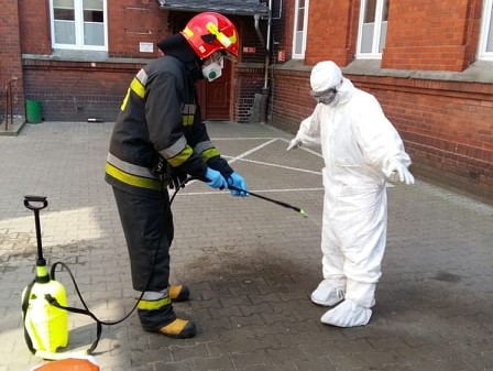 krotoszyn odkażanie szpitala - Stanisław Szczotka - Starosta Krotoszyński