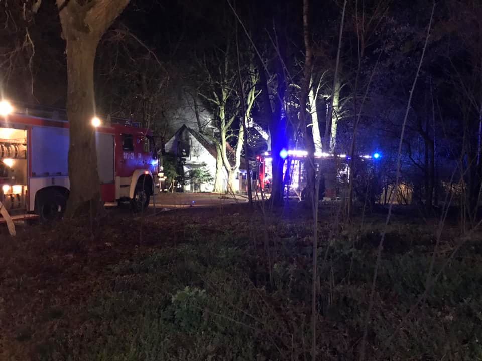 pożar wytomyśl - OSP Wąsowo