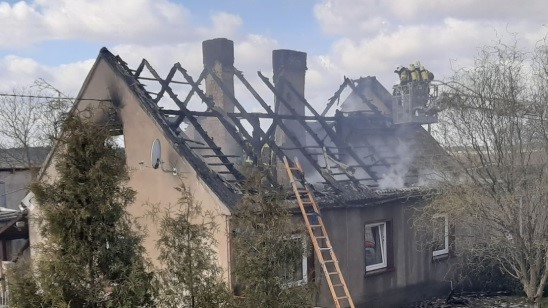 Trzcielin pożar domu  - zrzutka.pl