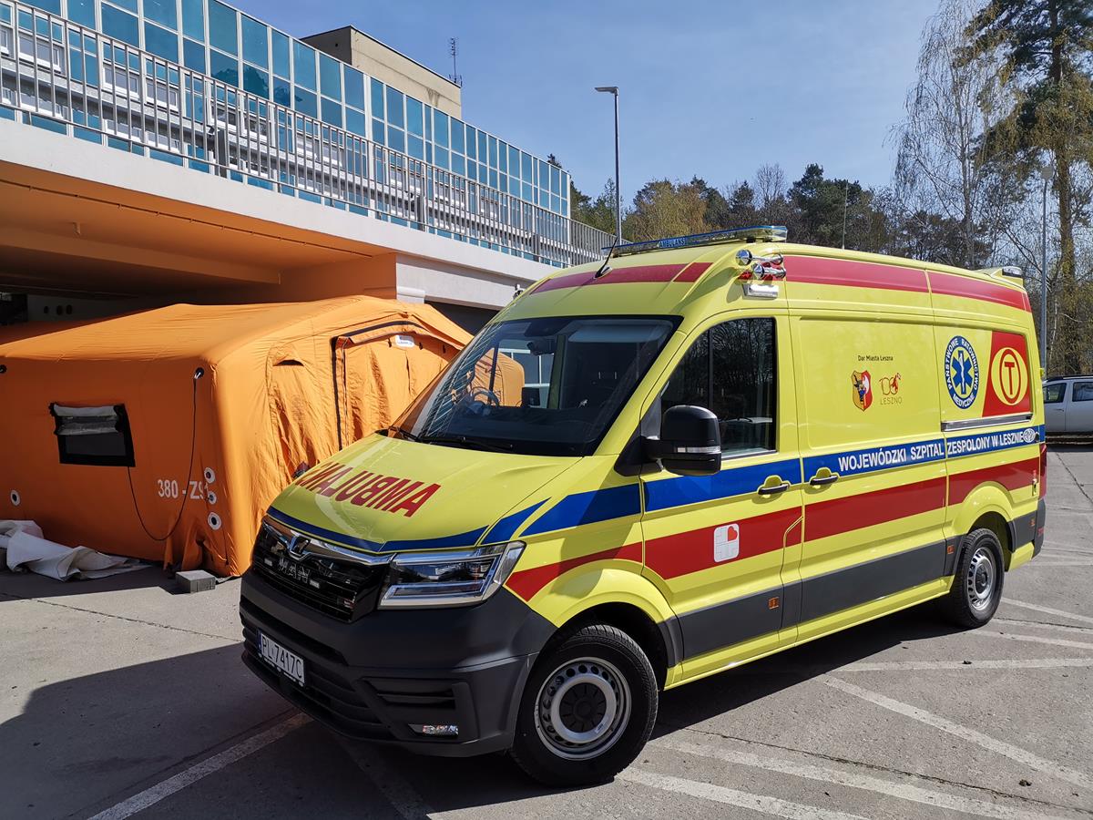 leszno karetka  - Miasto Leszno