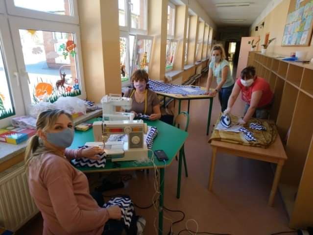 szycie maseczek tulce - ZS Tulce