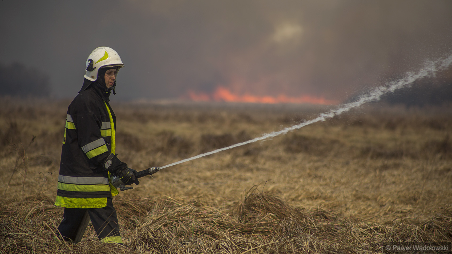 biebrza pożar biebrzański park narodowy - Paweł Wądołowski - Radio Białystok