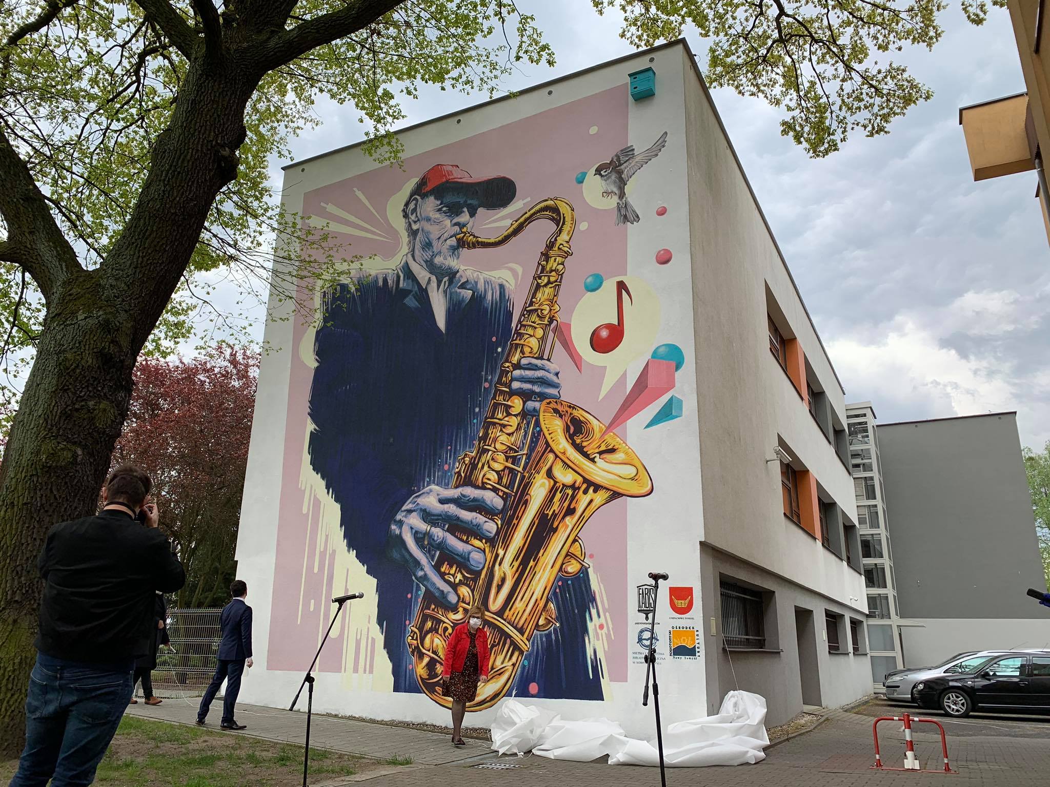 mural jana ptaszyna nowy tomyśl - Kacper Witt