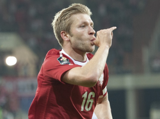 Mecz Polska - Gruzja, Kuba Błaszczykowski - Przemek Modliński