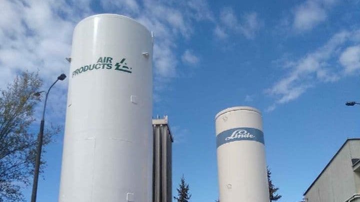 zbiornik z tlenem szpital zakaźny - WUW