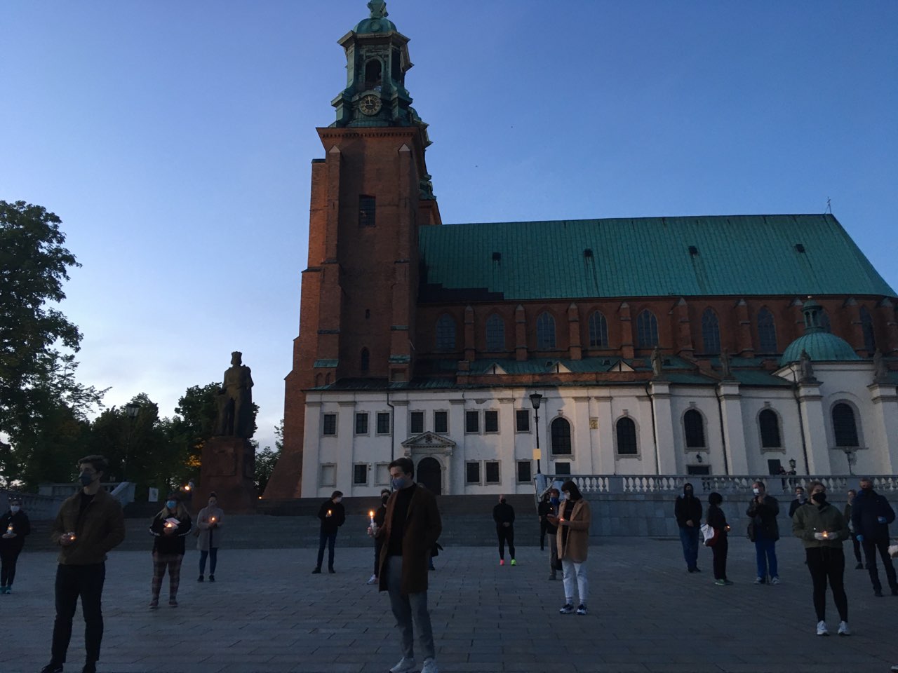 protest kuria gniezno - Rafał Muniak