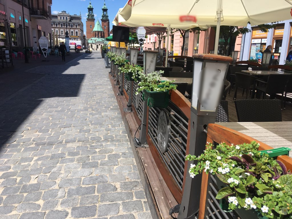 ogródki gastronomiwczne gniezno deptak - Rafał Muniak