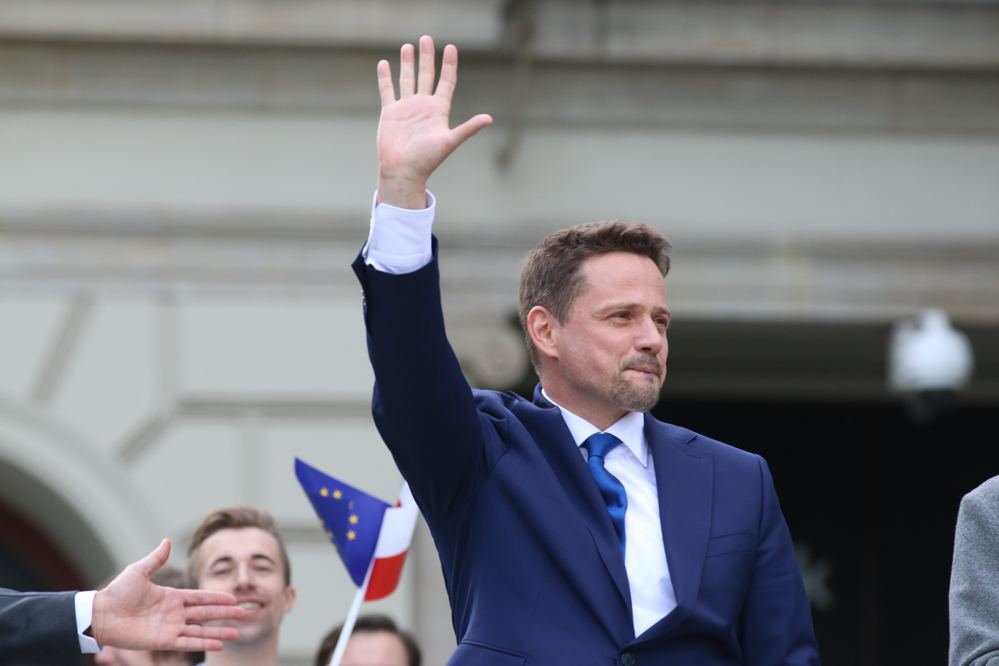 trzaskowski plac wolności - Leon Bielewicz