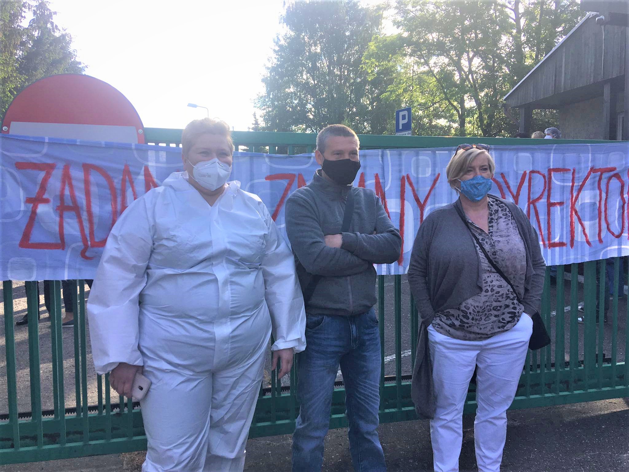 protest DPS Kalisz - Danuta Synkiewicz