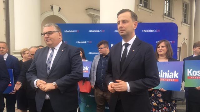 W Kosiniak Kamysz w Kaliszu kampania prez.  - Danuta Synkiewicz 