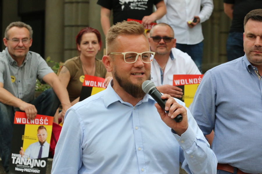 Paweł Tanajno w Poznaniu - Leon Bielewicz