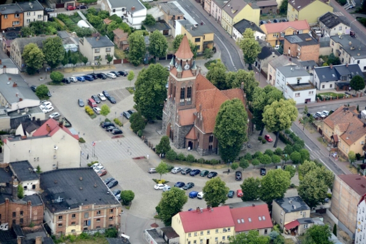 grodzisk z lotu ptaka - grodzisk.wlkp.pl