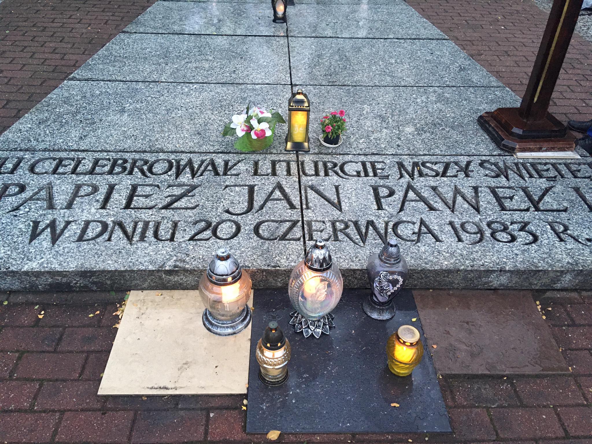 Uczcili 37. rocznicę papieskiej mszy świętej w Poznaniu łegi dębińskie - Jacek Butlewski