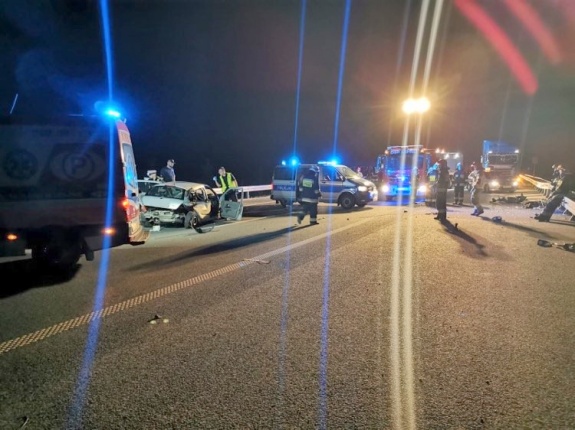 wypadek S5 - KM PSP Leszno