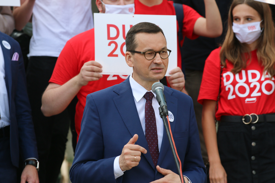 premier na placu wolności poznań - Leon Bielewicz