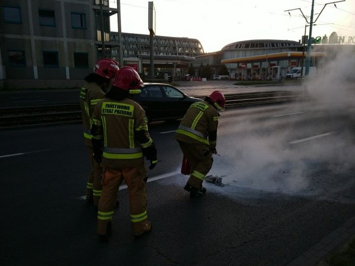 wybuch hulajnogi poznań hetmańska - Straż Miejska Miasta Poznania