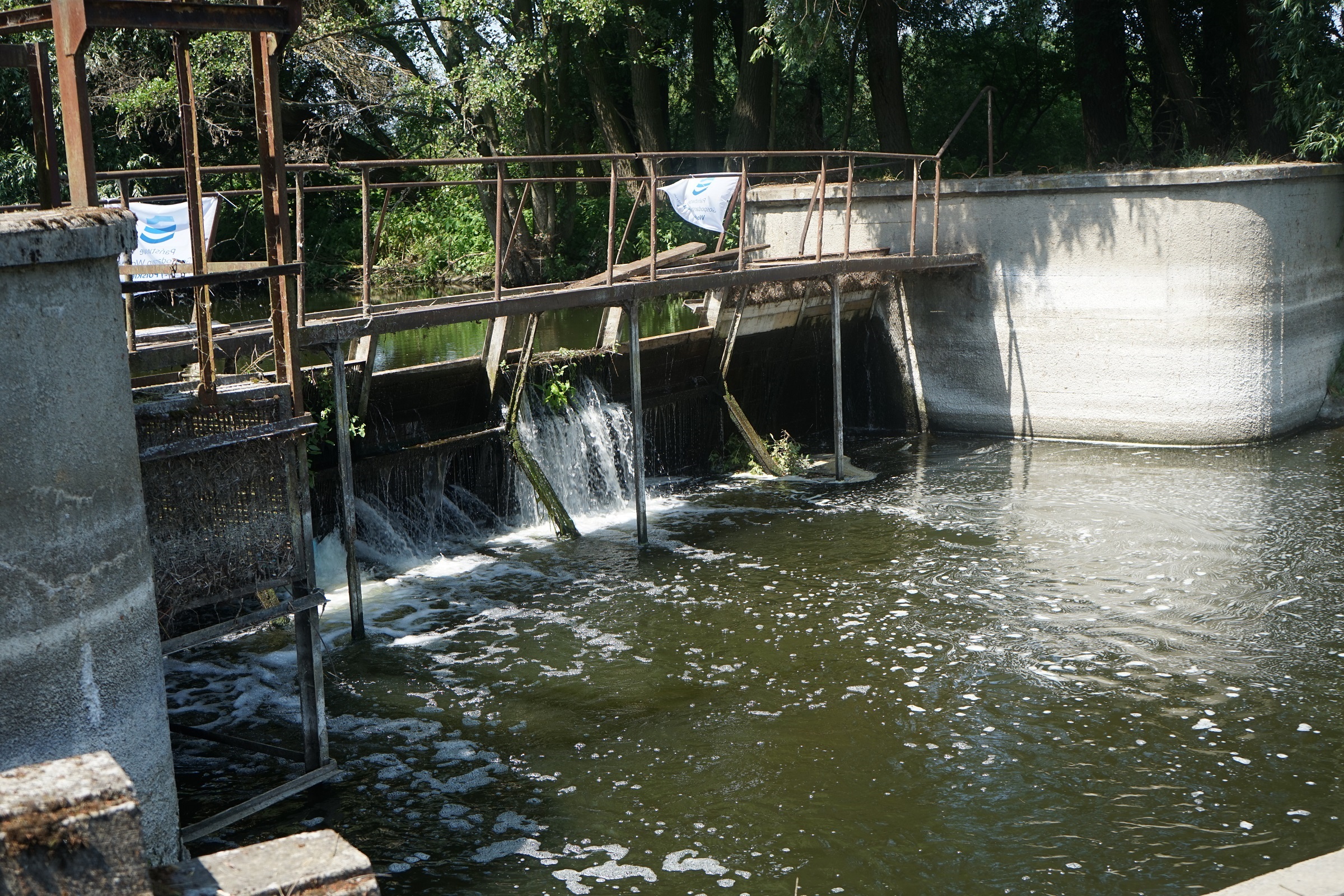 Wody Polskie odbudują jaz na Obrze - Wody Polskie