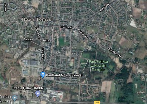 nowy tomyśl satelita